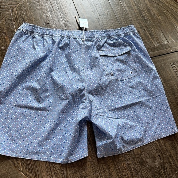 Johnnie-O's Swim Trunk blue red NWT size XXL - Picture 4 of 8